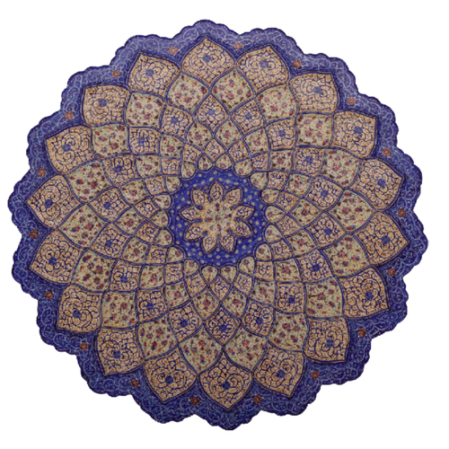 بشقاب مینا کاری صنایع دستی هنرمندان آپادانا