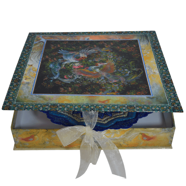 بشقاب مینا کاری صنایع دستی هنرمندان آپادانا