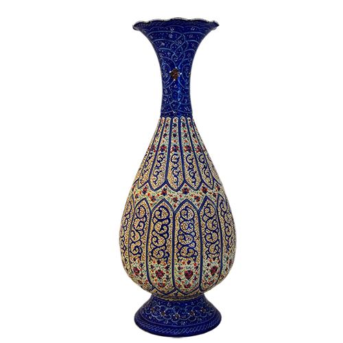 گلدان مینا کاری صنایع دستی آپادانا