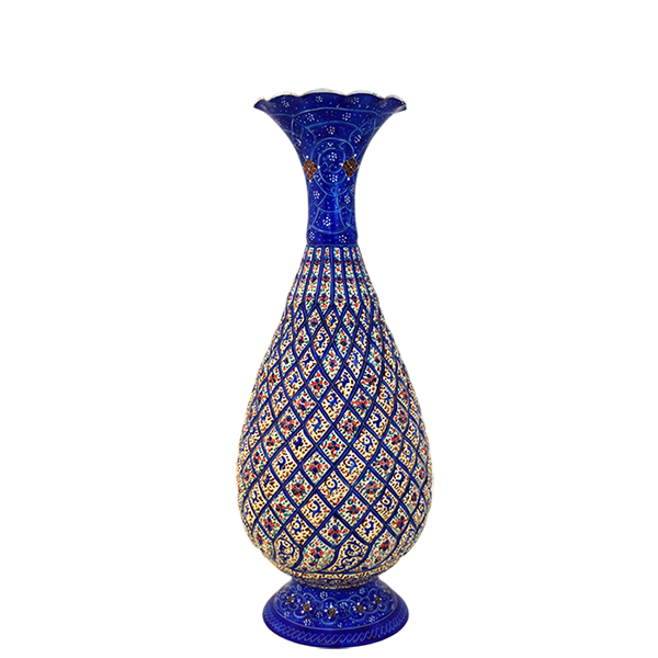 گلدان مینا کاری صنایع دستی آپادانا