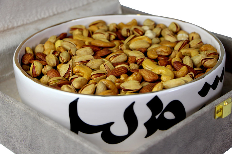 پک هدیه آجیل - مدل غزل - صنایع دستی آپادانا