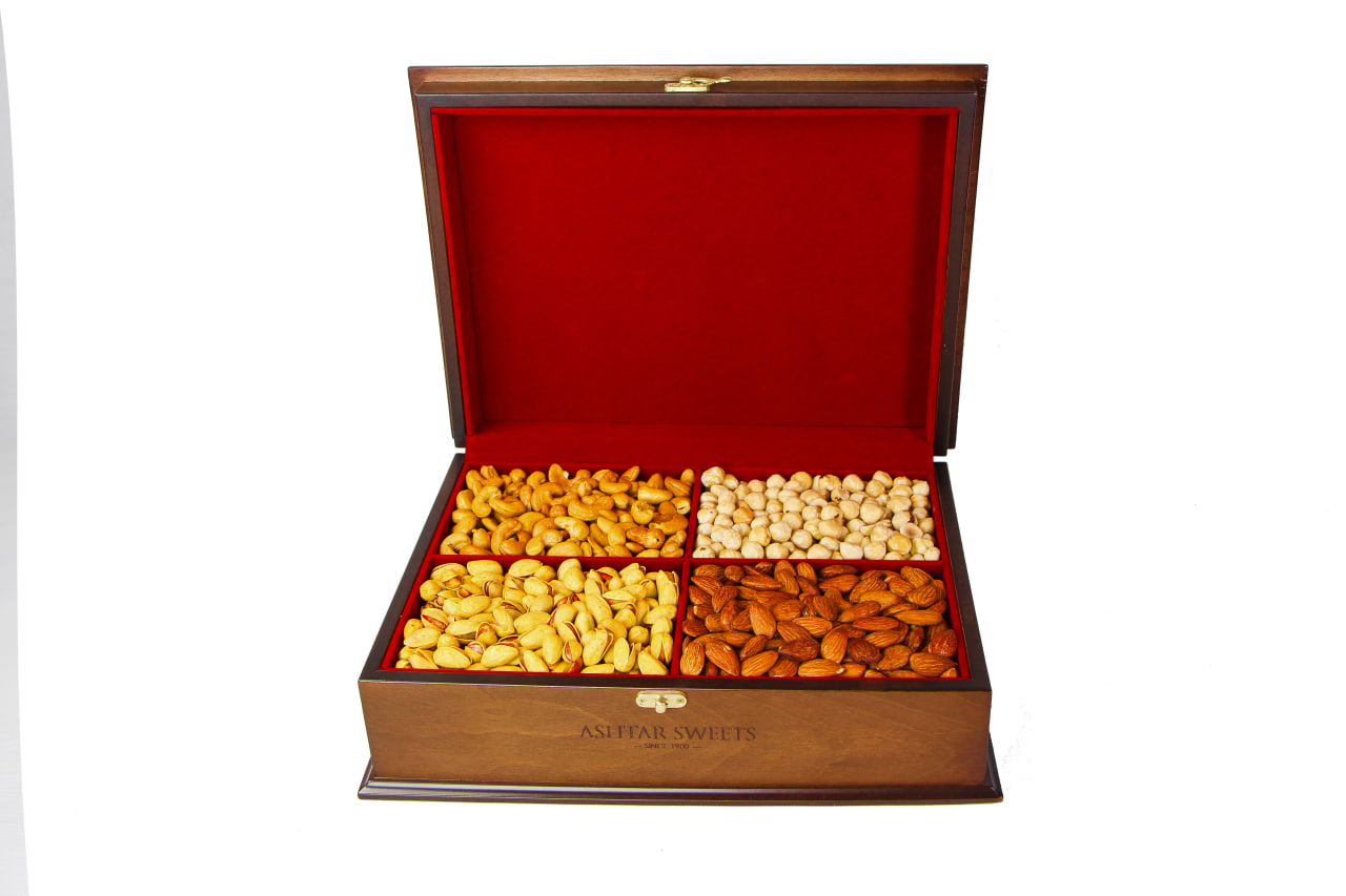 پک هدیه آجیل - مدل آذر مهر - صنایع دستی آپادانا