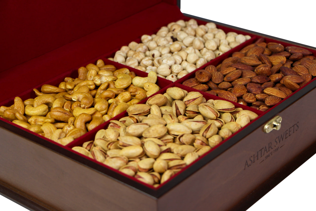 پک هدیه آجیل - مدل آذر مهر - صنایع دستی آپادانا