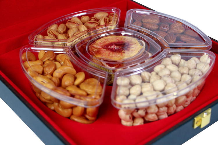 پک هدیه آجیل - مدل نغمه - صنایع دستی آپادانا